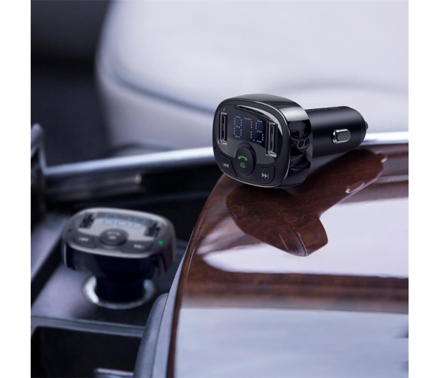 Baseus Transmiter FM bluetooth MP3 z ładowarką samochodową - 1193692 - zdjęcie 7